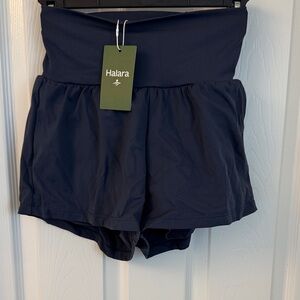 HALARA High Waist Navy Shorts